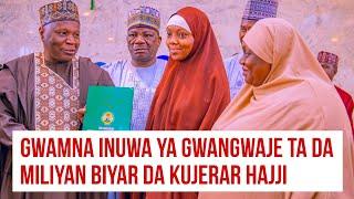 Gwamna Inuwa Yahaya ya gwangwaje gwanayen Alqur'ani da Miliyoyi