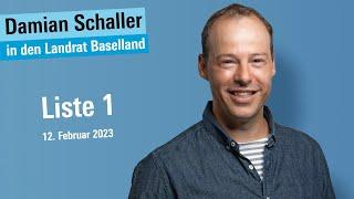 Damian Schaller - Landratskandidat - Liste 1 FDP Allschwil