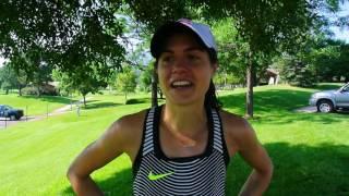 Megan Roche wins the USATF 30K Trail Championships