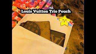 New Release Louis Vuitton Trio Pouch! Super cute