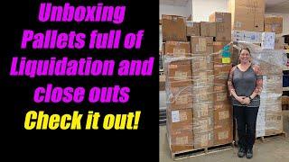 Unboxing pallets of Liquidation and Close outs - Check out all the amazing items.