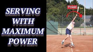 How To Hit Tennis Serves With Maximum Power