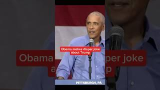 Obama makes diaper joke about Trump