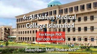 Top 10 Best Medical Colleges In Islamabad/Top Best Private Medical Colleges For MBBS BDS