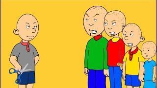 Classic Caillou shaves Caillou’s Family hair and gets grounded.