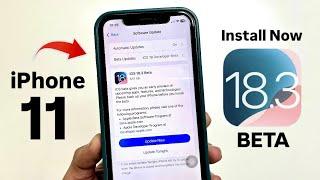 How to download & Install iOS 18.3 Beta on iPhone 11