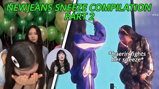 NEWJEANS SNEEZE COMPILATION PART 2