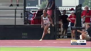 SUN BELT 2022 : MELISSA JEFFERSON (CCU) WINS 100M 10.88 (+1.5)