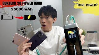 CUKTECH 20 POWER BANK REVIEW | 25000mAh MORE POWER?