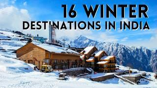 Top 16 places to visit in Winter | Winter destinations in India | Snowfall | New Year