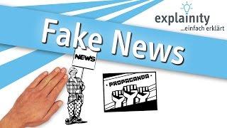 Fake News einfach erklärt (explainity® Erklärvideo)