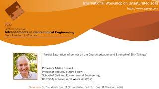 AGERP 2022: L2 (International Workshop on Unsaturated Soils) | Professor Adrian Russell