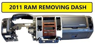 2009-2018 DODGE RAM 2500, 3500 HOW TO REMOVE DASHBOARD ASSEMBLEY