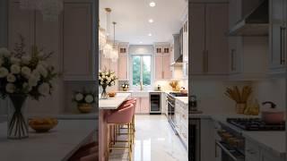 Architectural Masterpiece | Interior design | Pink And White House #shorts