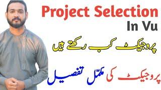 Virtual university Final Year projects selection