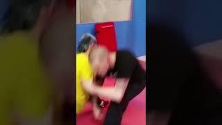 Greek wrestler and Muay Thai kickboxer training together | Melbourne Kapap Combative