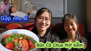 358/ Nha sĩ nói gì về Răng của Vy ? Nấu món bún cà chua thịt bằm Ăn trưa