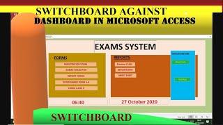 Dashboard | Microsoft Access Project how to create a DASHBOARD/SWITCHBOARD