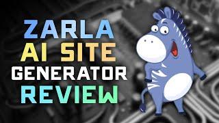 Zarla AI Website Builder - Hands on Review & Showcase of AI Web Design