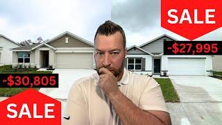 Inside 2 Spring Hill Florida New Construction Homes For Sale with Price Reductions in 2023 - NO CDD