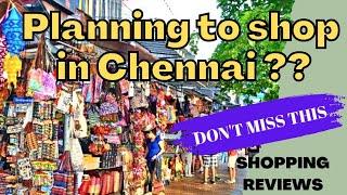 13 Best shopping places in Chennai| Cheap and best street shopping in  Chennai| Shopping Reviews 