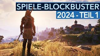 Das sind die wichtigsten Spiele 2024 - wenn sie erscheinen | Blockbuster-Vorschau Teil 1