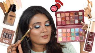 TURQUOISE BLUE EYES + NUDE LIPS Makeup Look || BeautyTalks