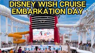 Disney Wish Cruise Day 1: Embarkation