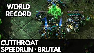 StarCraft 2 WoL - Mission 17 (Cutthroat) - Speedrun (Brutal)