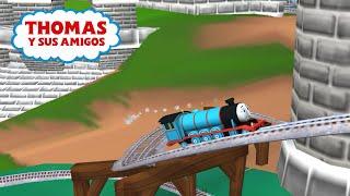 El tren Thomas y sus amigos en español. Gordon viaja hasta la Isla de Sodor. Completo latino.