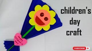 Children's day craft ideas | Children's Day Paper Craft Activity | Kids Craft