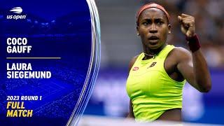 Coco Gauff vs. Laura Siegemund Full Match | 2023 US Open Round 1