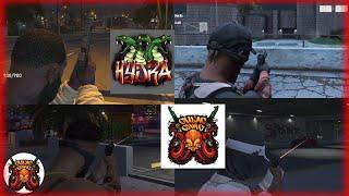 GG vs Hydra fight near GSF Forum Drive (Multi POV) | Gulag Gang | NoPixel | GTARP