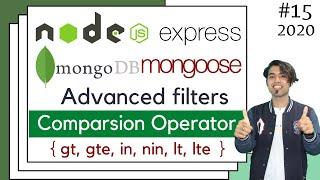  #15: MongoDB Comparison Query Operators using Mongoose and Node(Express JS) in Hindi in 2020
