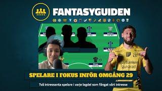 SPELARE I FOKUS! Inför omgång 29 i Allsvenskan Fantasy