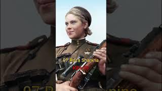 Deadliest Female Snipers in History #short #viral #top10 #trending #female #sniper #history