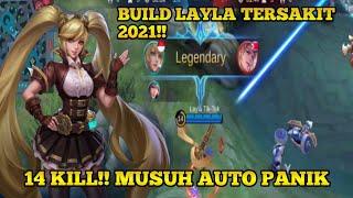 TERBARU! BUILD TERSAKIT LAYLA 2022 14 KILL || CARA MAIN LAYLA UNTUK PEMULA 2022 - Mobilegends