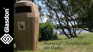 Glasdon | Sherwood™ Abfallbehälter mit Haube