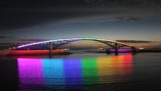 Xiying Rainbow Bridge / 西瀛虹橋, Guanyin Temple Park / 觀音亭海濱公園 (Slideshow / 幻燈片), Penghu /  澎湖