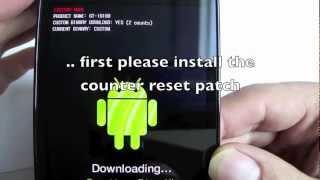 How to remove Triangle and binary counter reset on Samsung Galaxy S2 i9100 I9100G also ICS 4.0.3