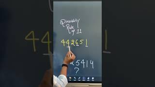 Divisibility Rule of 11 by Keshav Sharma #maths #ssccgl #lcm