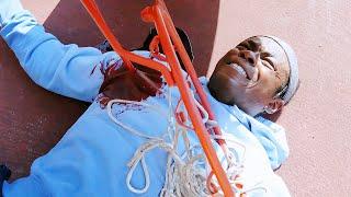 A young man was impaled by a fallen basketball hoop after doing a crazy dunk |Chicago Fire