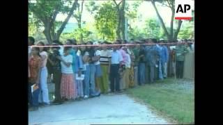 EAST TIMOR: INDEPENDENCE REFERENDUM: VOTING BEGINS