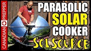 Cooking with the Sun: SolSource Parabolic Solar Cooker