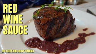 Red Wine Sauce | Red Wine Steak Sauce | How to Make a Red Wine Sauce | Red wine Sauce Recipe