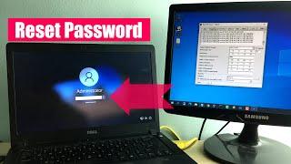 How to reset forgotten Windows password using another computer