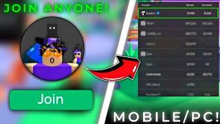 [ NEW METHOD ] How to Join/Snipe Any Player on Roblox - Join ANYONE! | Works in Mobile/PC  *2024*