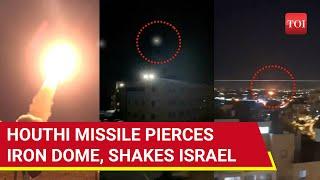 Houthis’ Missile Mayhem Leaves Central Israel, Jerusalem In Panic; Bomb Sirens Soar | Details