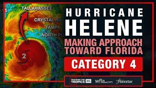 #BREAKING: HELENE UP TO CATEGORY 4 | Major Hurricane Reaches Tampa Bay, Q&A on Tracking the Tropics