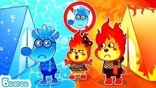 Please, Don't Separate Water and Fire Friendship! | Kids Stories About Friendship | Bearee Kids Show